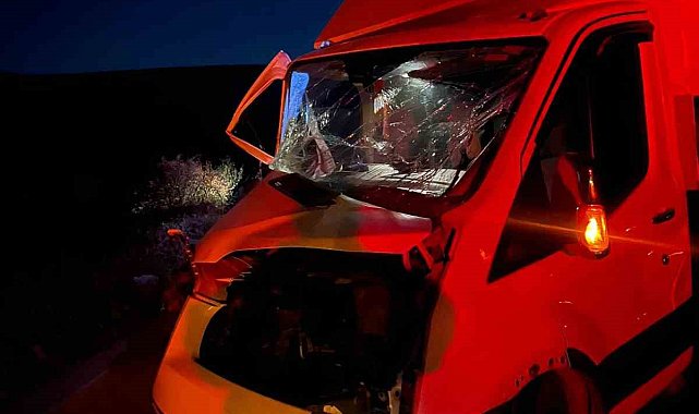 Mardin'de kamyonet ile traktör çarpıştı: 2 yaralı