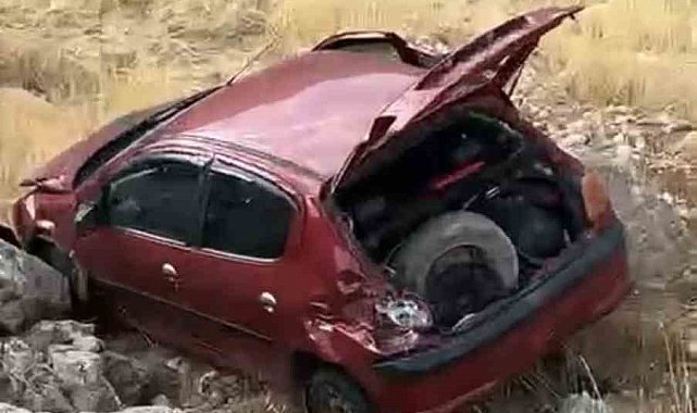 Mardin'de otomobil şarampole devrildi: 1 yaralı