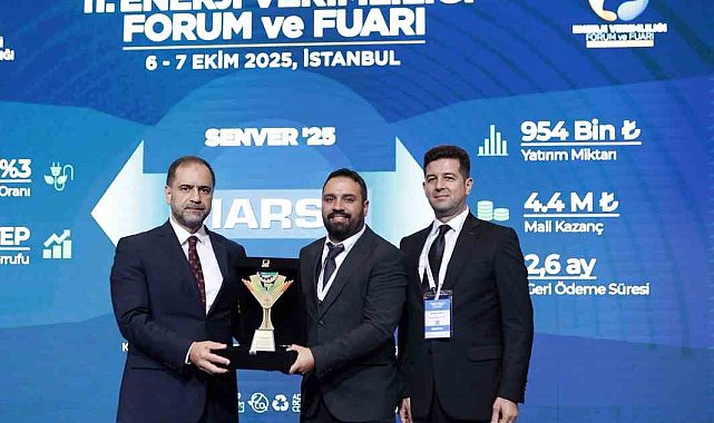 Marsa'nın "Tesis İçinde Buhar Verimliliği" projesine ödül