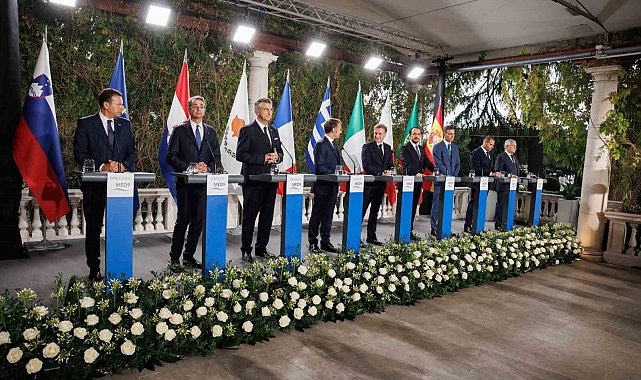 MED9 liderlerinden İsrail'e Gazze'ye insani yardım geçişlerini serbest bırakma çağrısı