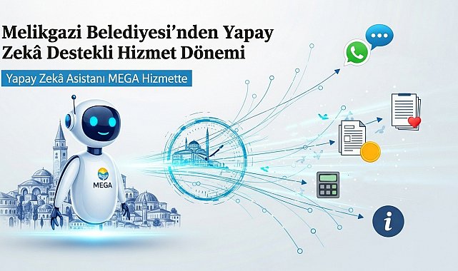 Melikgazi Belediyesi'nden yapay zeka destekli hizmet dönemi