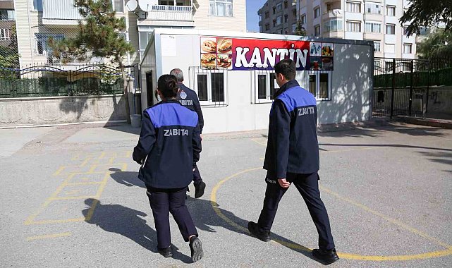 Meram'da okul kantinlerine sıkı denetim