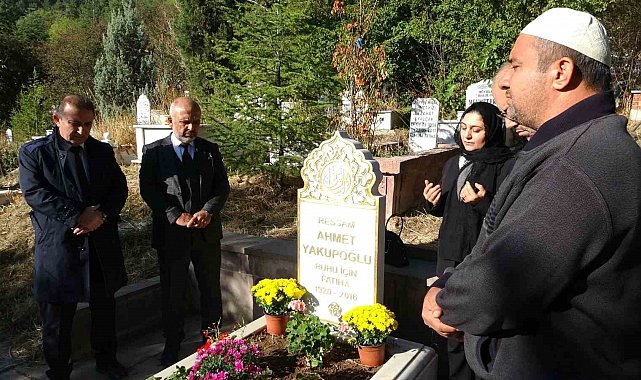 Merhum Ahmet Yakupoğlu ölümünün 9'uncu yıl dönümünde dualarla anıldı