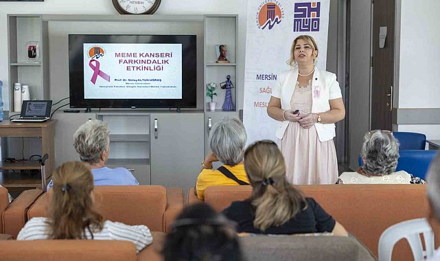 Mersin'de emekli kadınlara meme kanseri farkındalık eğitimi
