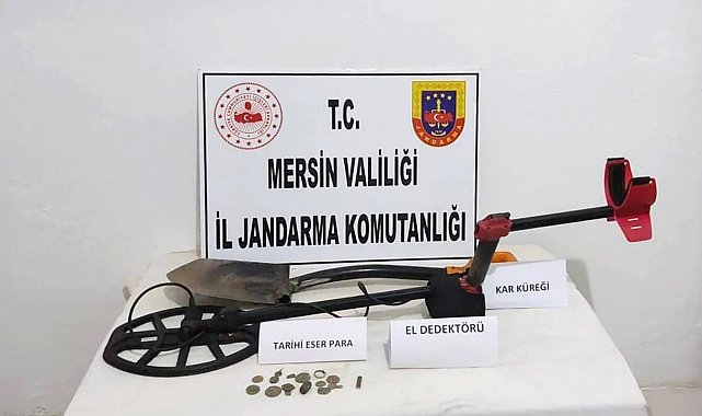 Mersin'de kaçak kazı yapan şahıs suçüstü yakalandı