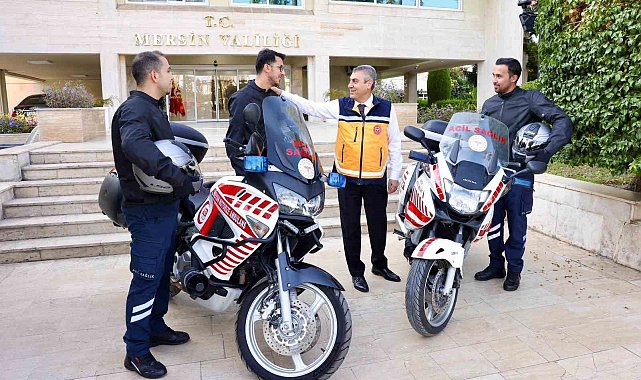 Mersin'de motorize ambulanslar hizmete girdi