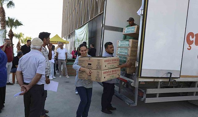 Mersin'de üreticiye fide ve güneş paneli desteği