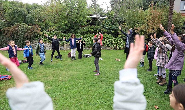 Minik kaşifler Leylek Göl Evi'nde