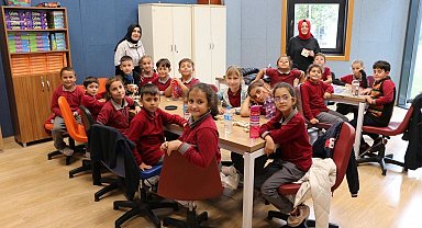 Minik öğrenciler atölyelerde yeteneklerini keşfetti