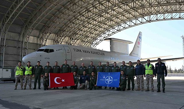 MSB: "Havadan İhbar Kontrol uçağı, 27 Ekim tarihinde NATO hava sahasında Romanya üzerinde görev uçuşu icra etti"