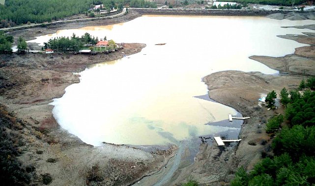 Muğla'daki son yağışlar Ula Göleti'ne can suyu oldu