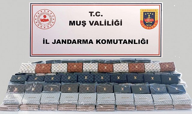 Muş'ta 1 milyon 220 bin liralık sahte cüzdan ele geçirildi