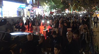 Muş'ta binlerce kişiden Gazze'ye destek gösterisi