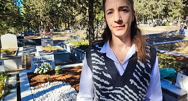 Müteahhit rekor ceza alınca genç kadın, anne ve babasının mezarında şükür duası etti