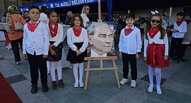 Nazilli'de 'Cumhuriyet Çocukları Resim Sergisi' açıldı