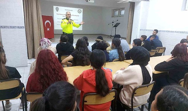 Niğde'de öğrencilere trafik eğitimi verildi