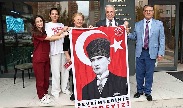 Nilüfer'de Cumhuriyetin 102'nci yıl heyecanı