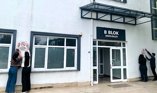 Öğrencilerden dumansız hava sahası farkındalığı