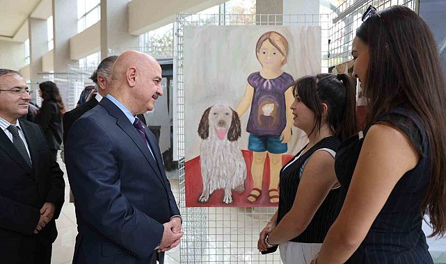 Öğrencilerin ortak eserleri sergilendi