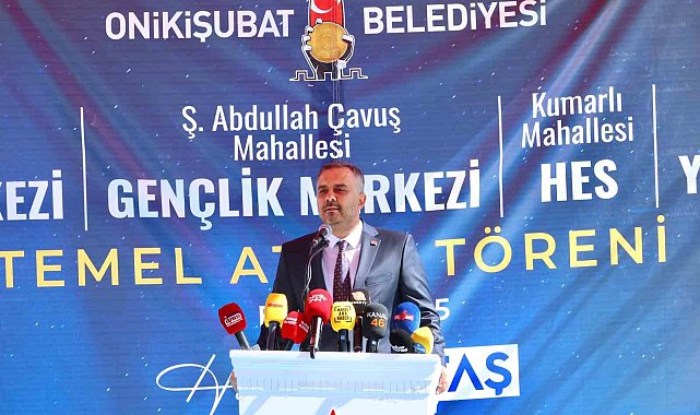 Onikişubat'ta bir günde 4 dev yatırımın temeli atıldı