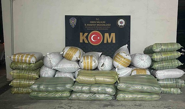 Ordu'da kaçakçılık operasyonu