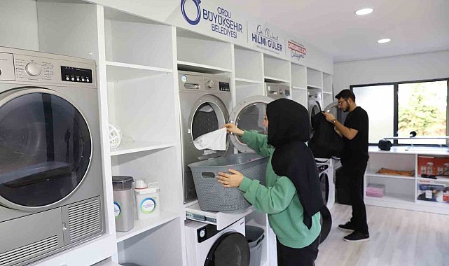 Ordu'da kent çamaşırhanesinden 1 yılda 600 öğrenci yararlandı