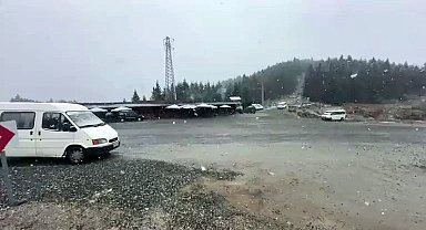 Ordu'nun yükseklerine mevsimin ilk karı düştü