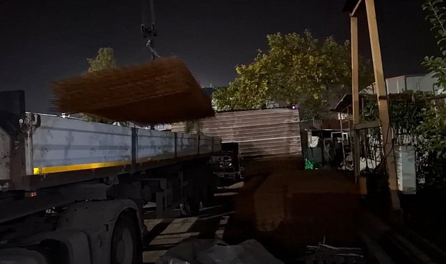 Osmaniye'de 18 ton çelik hasır hırsızlığı: 2 şüpheli tutuklandı