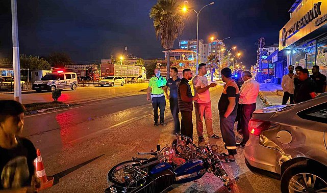 Osmaniye'de motorsiklet ile otomobil çarpıştı: 2 kişi yaralandı