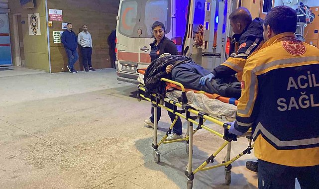 Otobüsün çarptığı adam ağır yaralandı