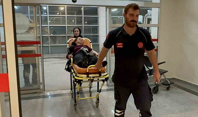 Otomobilin çarptığı kadın yaralandı