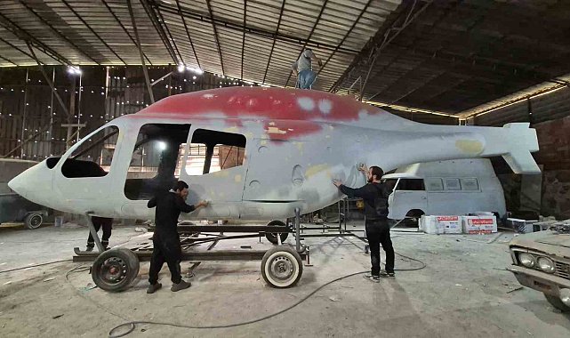 Otomobiller ve dev kasklarla başladı, şimdi fiberglas helikopter üretmeyi hedefliyor