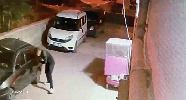 Park halindeki araçların lastiklerini patlatan şahıs yakalandı