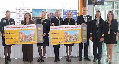 Pegasus Hava Yolları, İzmir'den Barselona'ya direkt uçuş başlattı