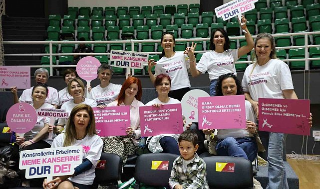 Pembe farkındalık parkeye taşındı