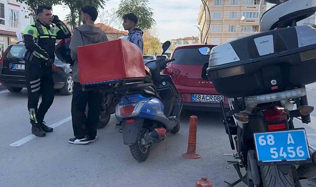 Plakasız, kasksız ve ehliyetsiz sürücüye 35 bin 239 lira ceza