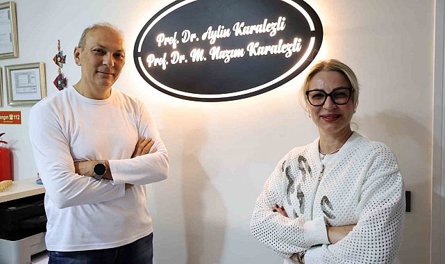 Prof. Dr. Aylin ve M. Nazım Karalezli, yeni muayenehanelerinde hasta kabulüne başladı