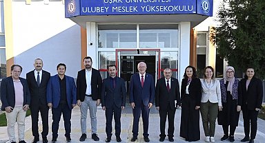 Rektör Prof. Dr. Savaş, Ulubey MYO'yu ziyaret etti