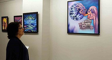 Ressam yüksel SANKO Sanat Galerisi'nde sergi açtı