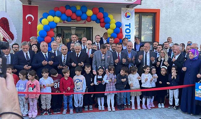 Rıfat Hisarcıklıoğlu Gemlik'te TOBB Anaokulu açılışına katıldı
