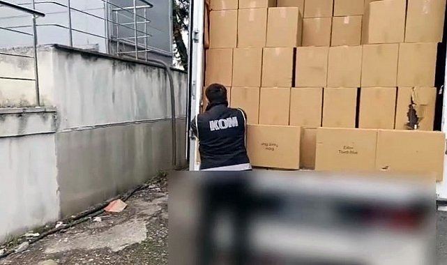 Sakarya'da 3 milyon 250 bin boş makaron ele geçirildi