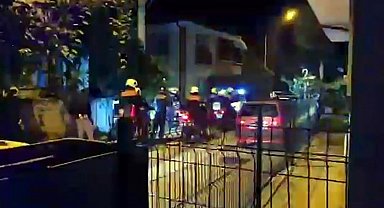 Sakarya'da korku dolu anlar: Tüfek ile defalarca havaya ateş açtı