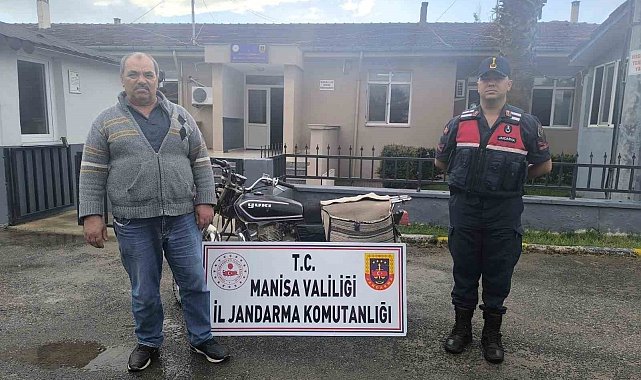 Salihli'de plakasız motosiklet çalıntı çıktı