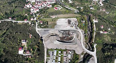 Salıpazarı Barajı'nın yüzde 61'i tamam