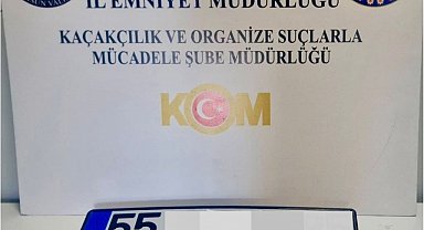 Samsun'da aracına sahte plaka takan şahıs yakalandı