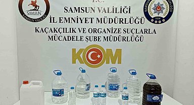 Samsun'da sahte içki operasyonu: 1 şahıs hakkında işlem başlatıldı