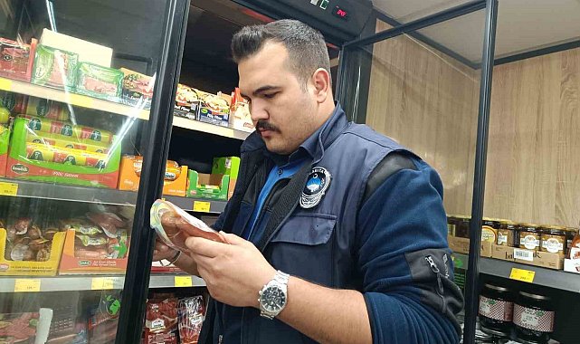 Sandıklı'da zincir marketlere yönelik denetim