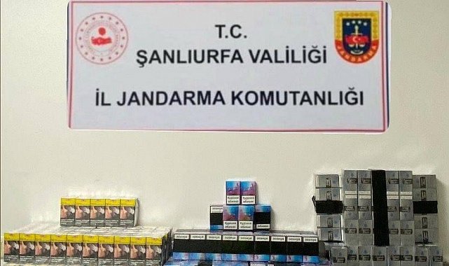 Şanlıurfa'da kaçakçılık operasyonu