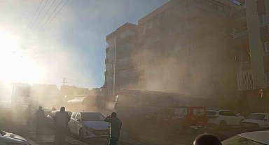Şanlıurfa'da medikal malzeme deposunda yangın