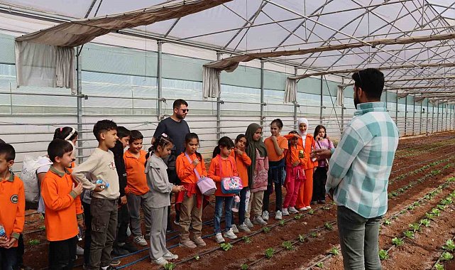 Şanlıurfa'da öğrenciler doğa ve tarımla buluşuyor